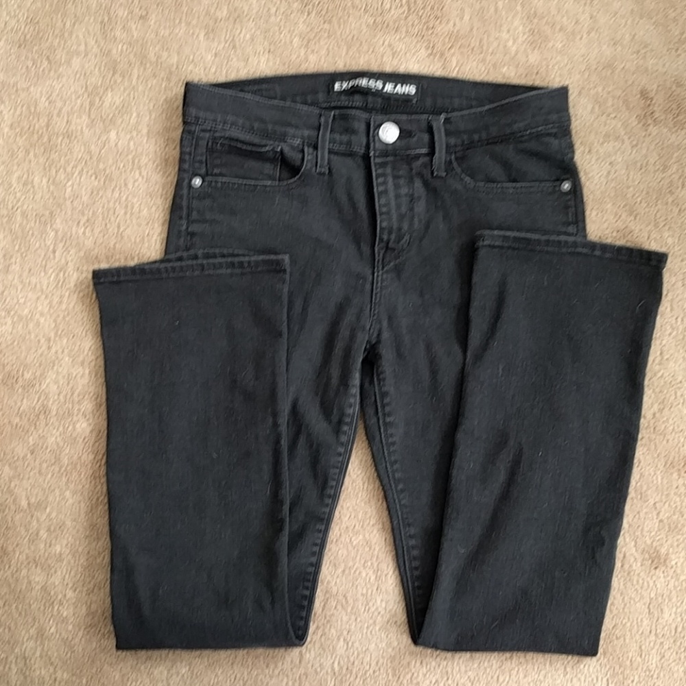 Jeans, black, bootcut